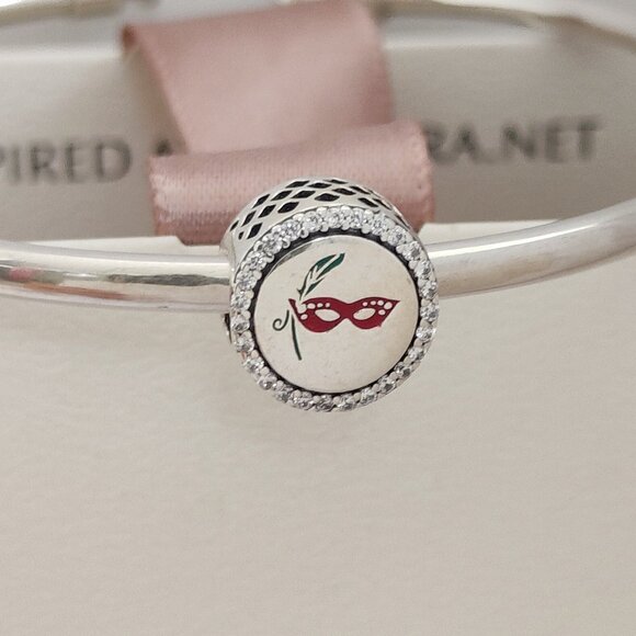 Pandora New Orleans Exclusive Charm Bead Button S925 Silver Pendant with box - Picture 5 of 7